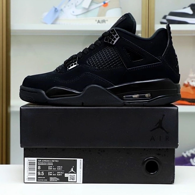 RETRO 2020 4 CAT' AIR JORDAN 'BLACK 0110